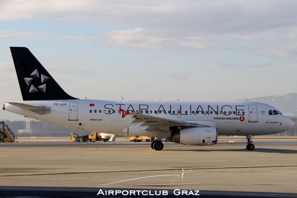 Turkish Airlines Airbus 319-132 TC-JLU