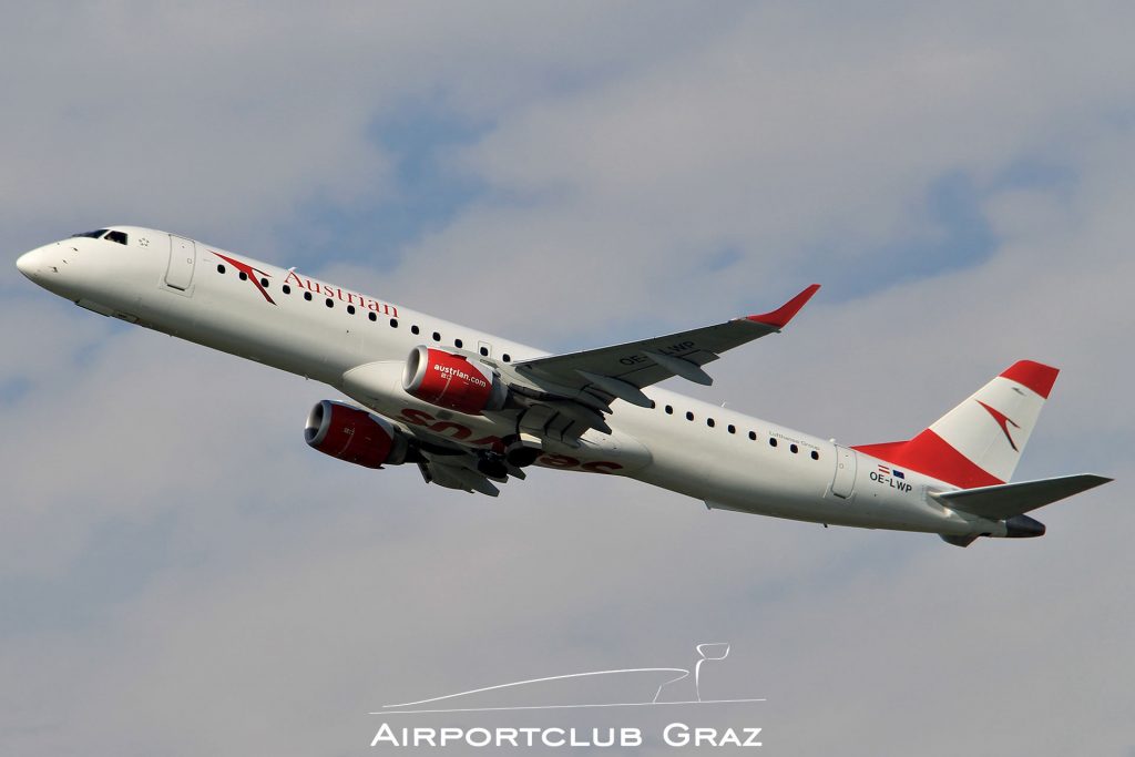 Austrian Airlines Embraer 195 OE-LWP