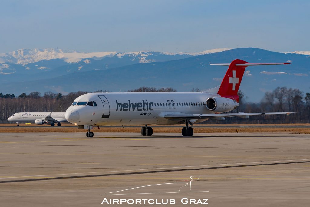 Helvetic Airways Fokker 100 HB-JVG