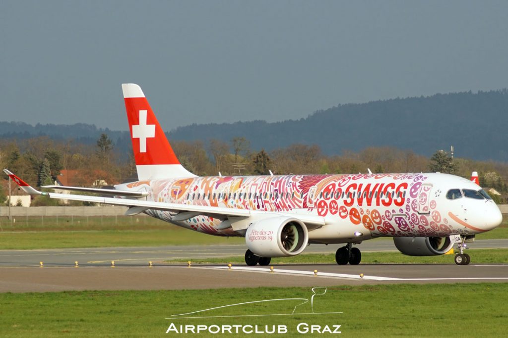 Swiss Airbus A220-300 HB-JCA