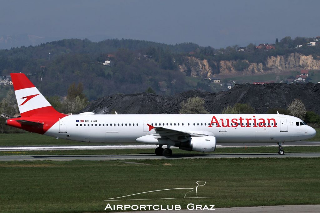 Austrian Airlines Airbus A321-211 OE-LBD