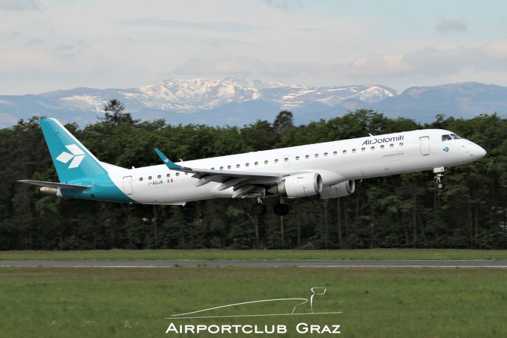 Air Dolomiti Embraer 195 I-ADJK