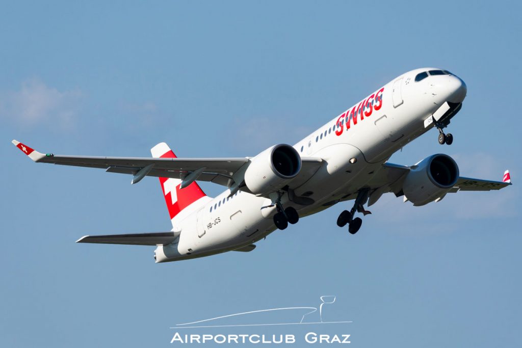 Swiss Airbus A220-300 HB-JCS