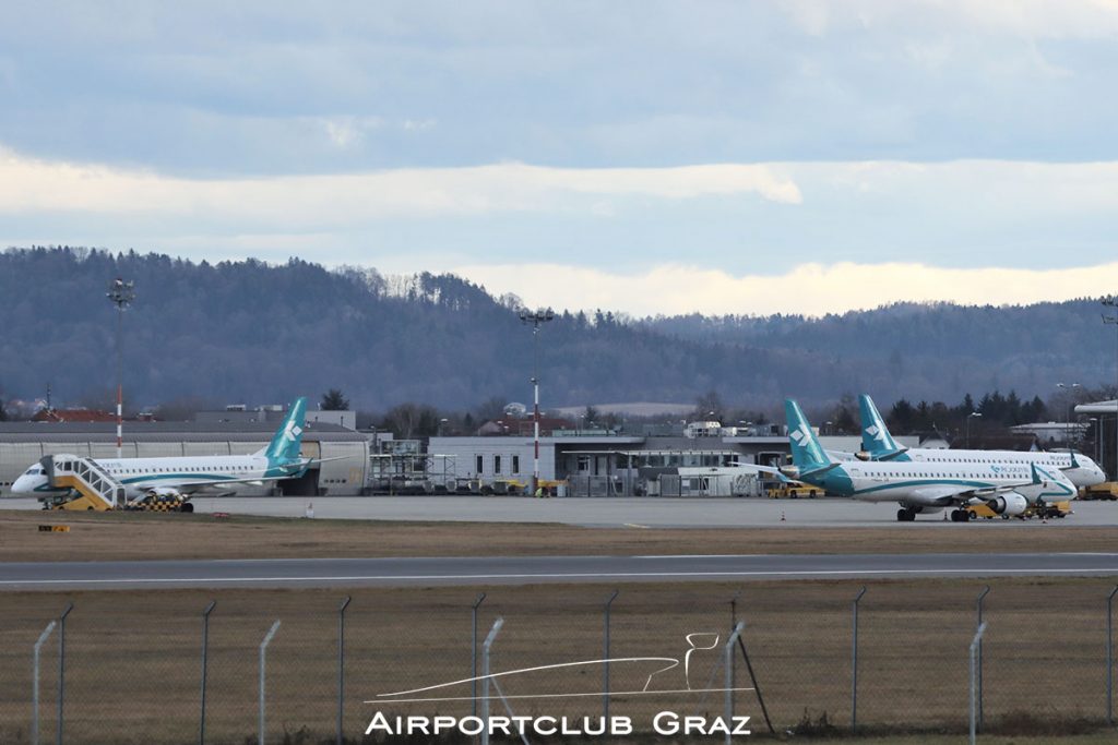 Air Dolomiti Embraer 195 Flughafen Graz