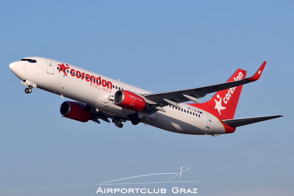 Corendon Airlines Boeing 737-8FH 9H-TJB