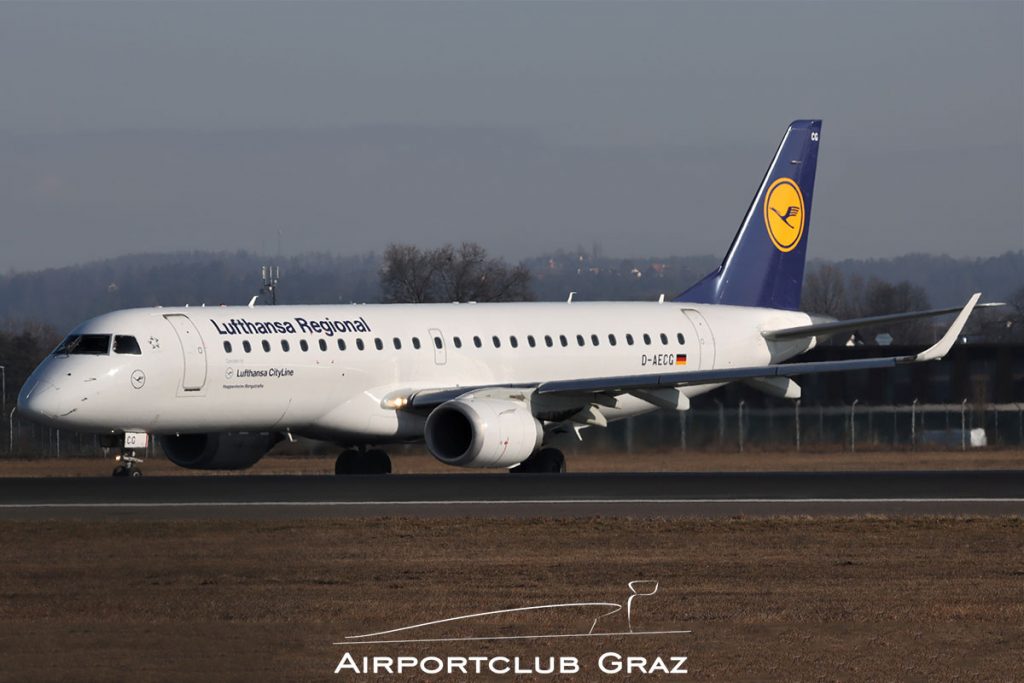 Lufthansa Cityline Embraer 190 D-AECG