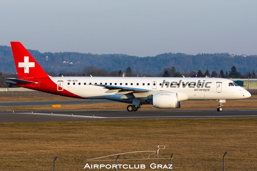 Helvetic Airways Embraer 190-E2 HB-AZA