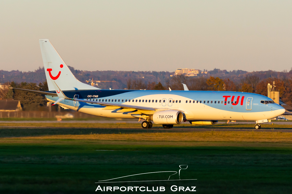 TUI Airlines Nederland Boeing 737-8K5 OO-TNB