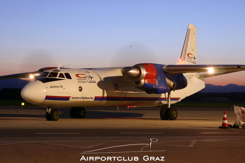 CityLine Hungary Antonov An-26 HA-TCN