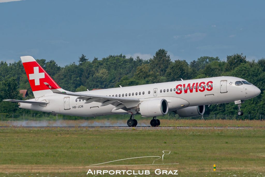 Swiss Airbus A220-300 HB-JCM