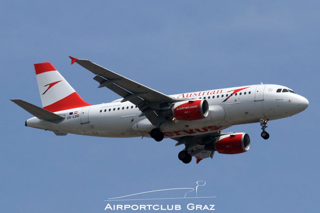 Austrian Airlines Airbus A319-112 OE-LDD