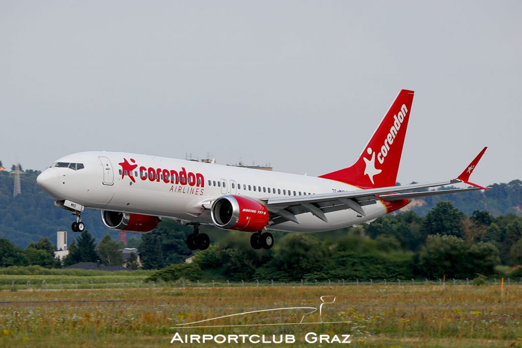 Corendon Airlines Boeing 737-8 MAX TC-MKS