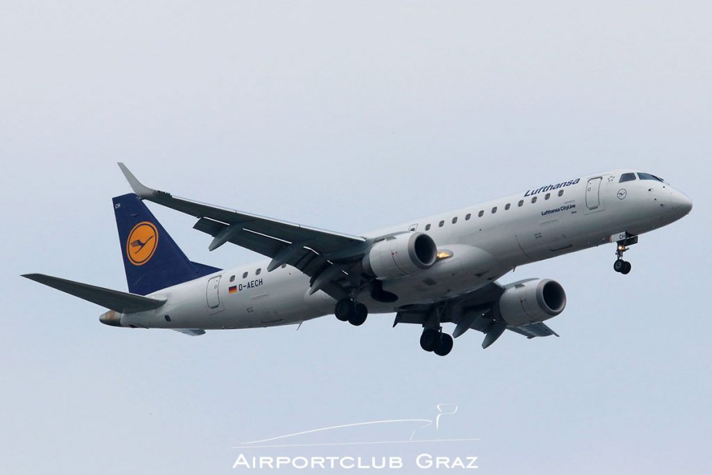 Lufthansa Cityline Embraer 190 D-AECH