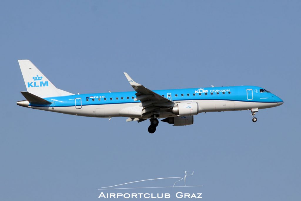 KLM Cityhopper Embraer 190 PH-EXF