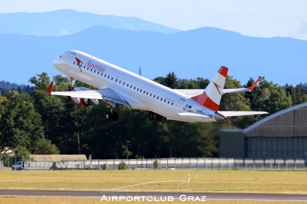 Austrian Airlines Embraer 195 OE-LWM