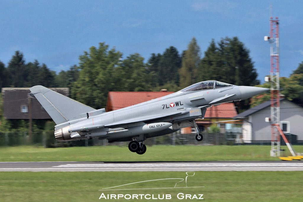 Bundesheer Eurofighter Typhoon EF2000 7L-WL