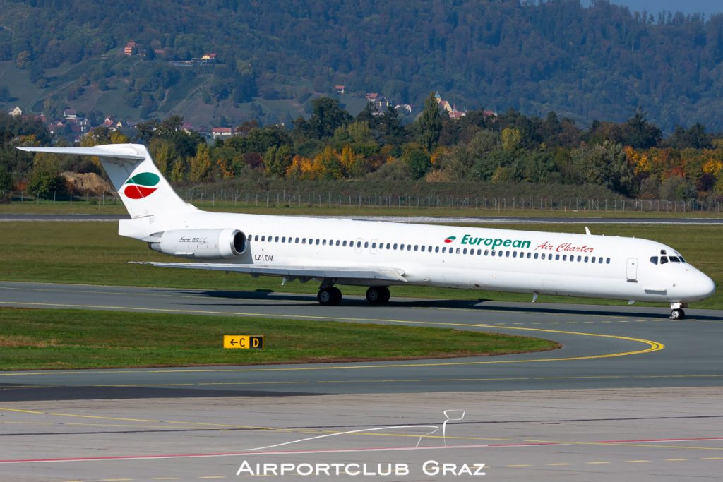 European Air Charter McDonnell Douglas MD-82 LZ-LDM