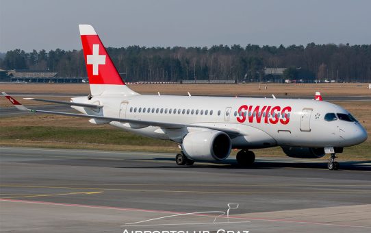 Swiss Airbus A220 nach Zürich überstellt