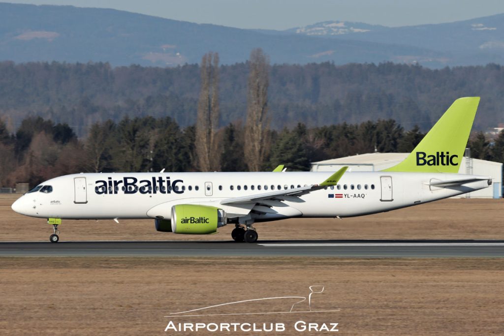 Air Baltic Airbus A220-371 YL-AAQ