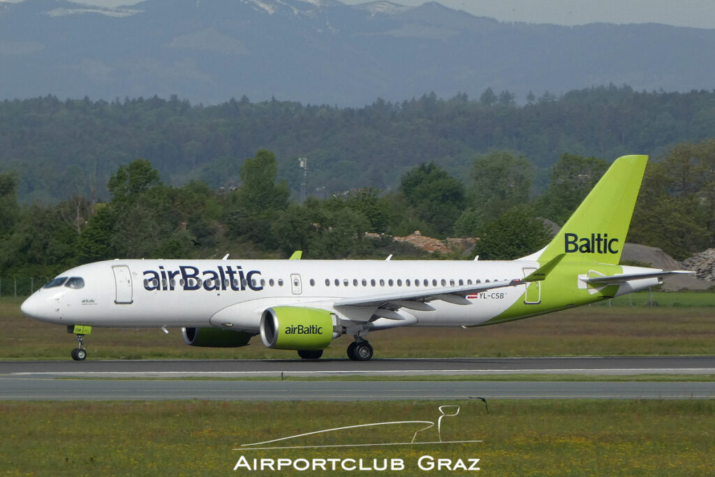 Air Baltic Airbus A220-371 YL-CSB