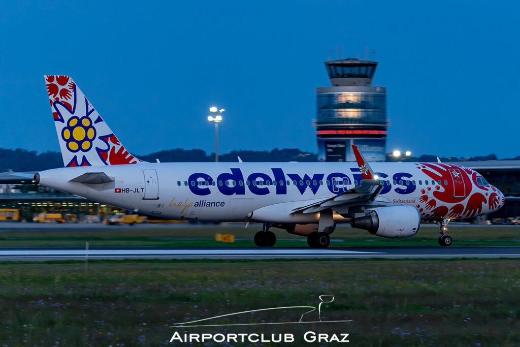 Edelweiss Airbus A320-214 HB-JLT