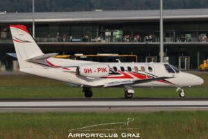 Alpha Jet Services Cessna 550 Citation II 9A-PIK