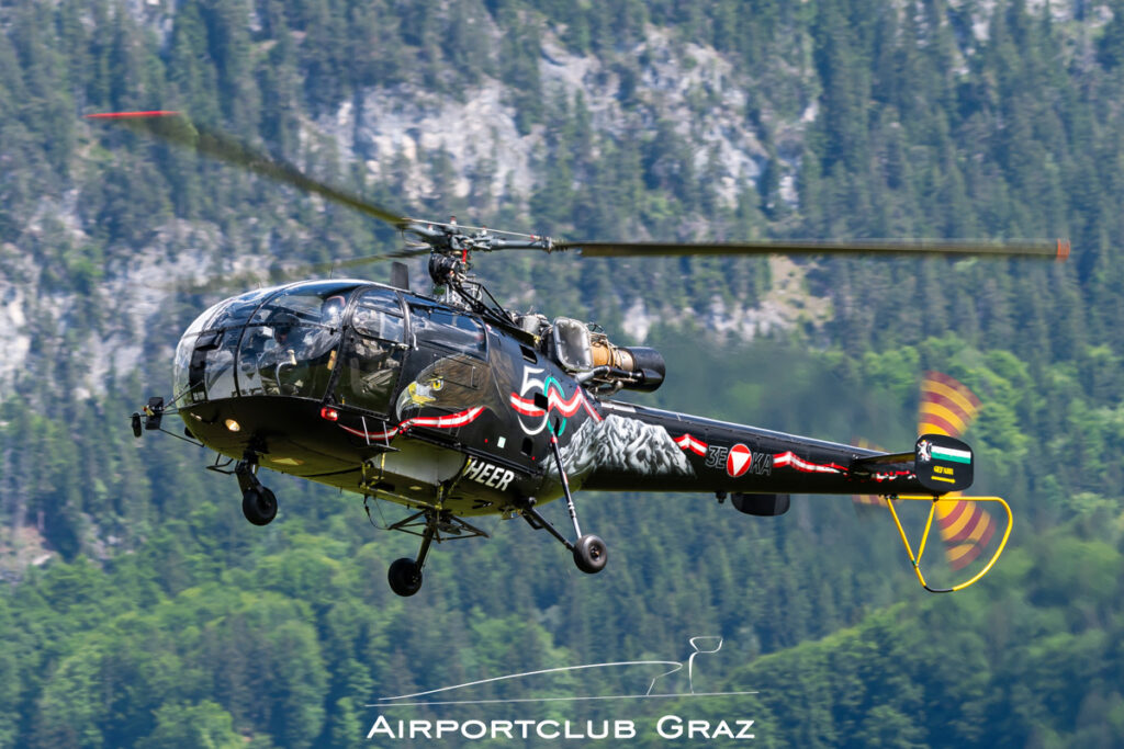 Bundesheer Aérospatiale SA 316B Alouette III 3E-KA