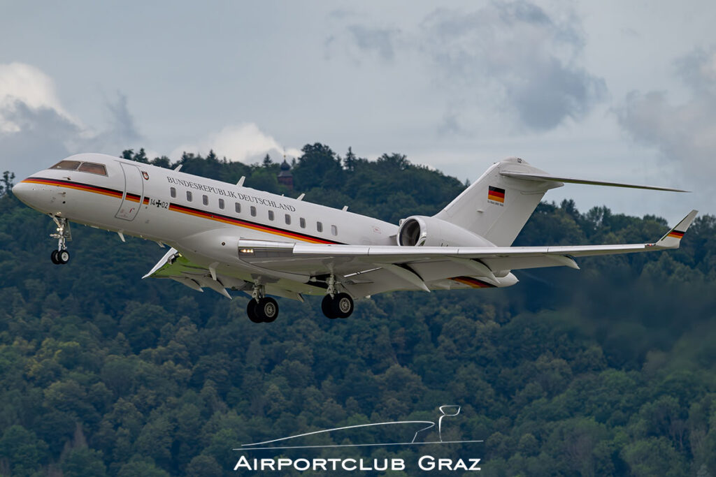 Deutsche Luftwaffe Bombardier BD-700-1A11 Global 5000 14-02