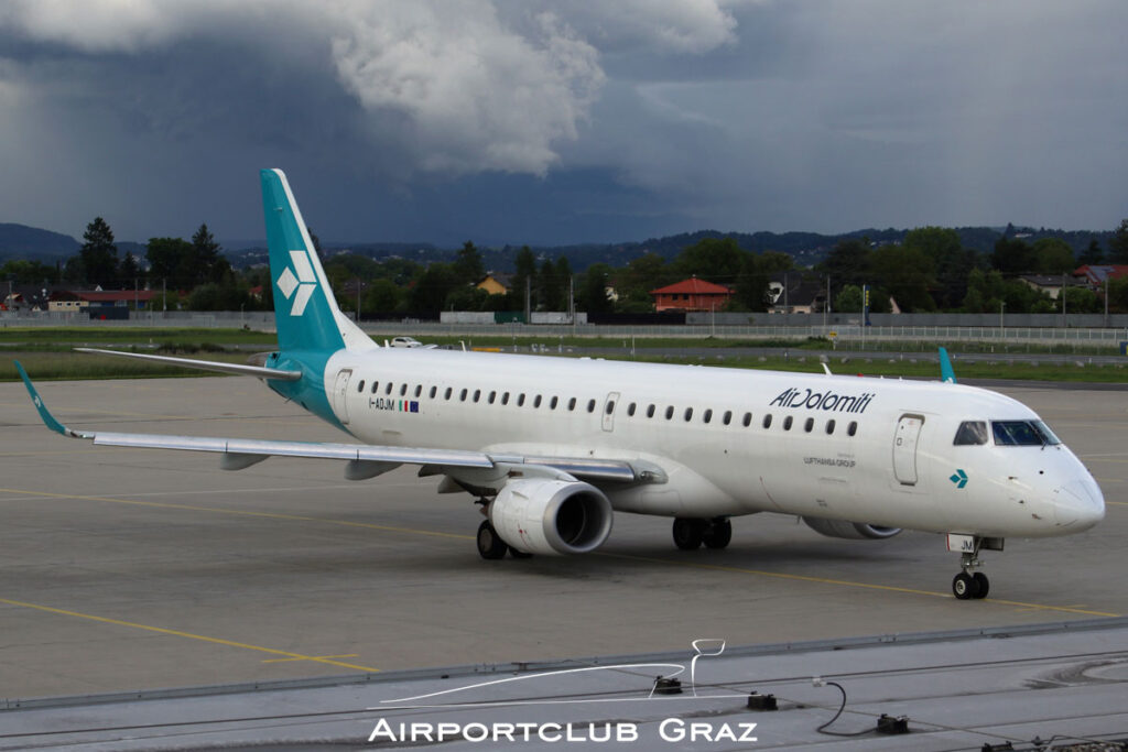 Air Dolomiti Embraer 195 I-ADJM