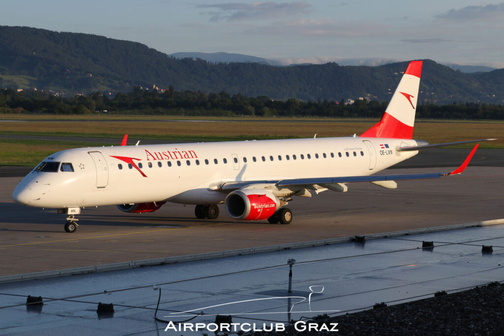 Austrian Airlines Embraer 195 OE-LWN