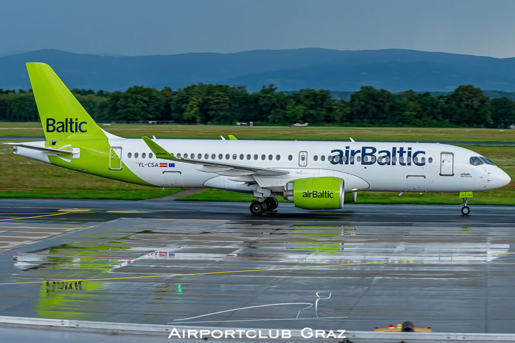 Air Baltic Airbus A220-371 YL-CSA