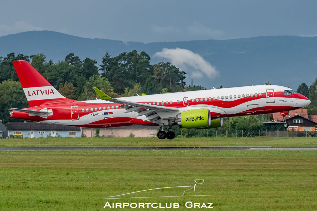 Air Baltic Airbus A220-371 YL-CSL