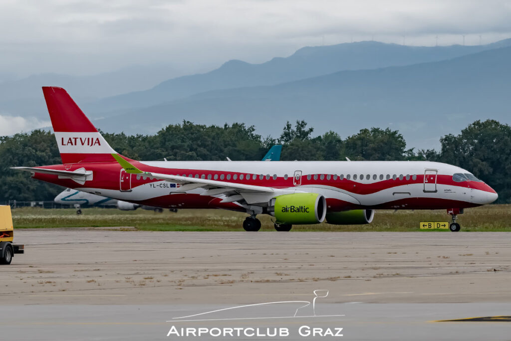 Air Baltic Airbus A220-371 YL-CSL