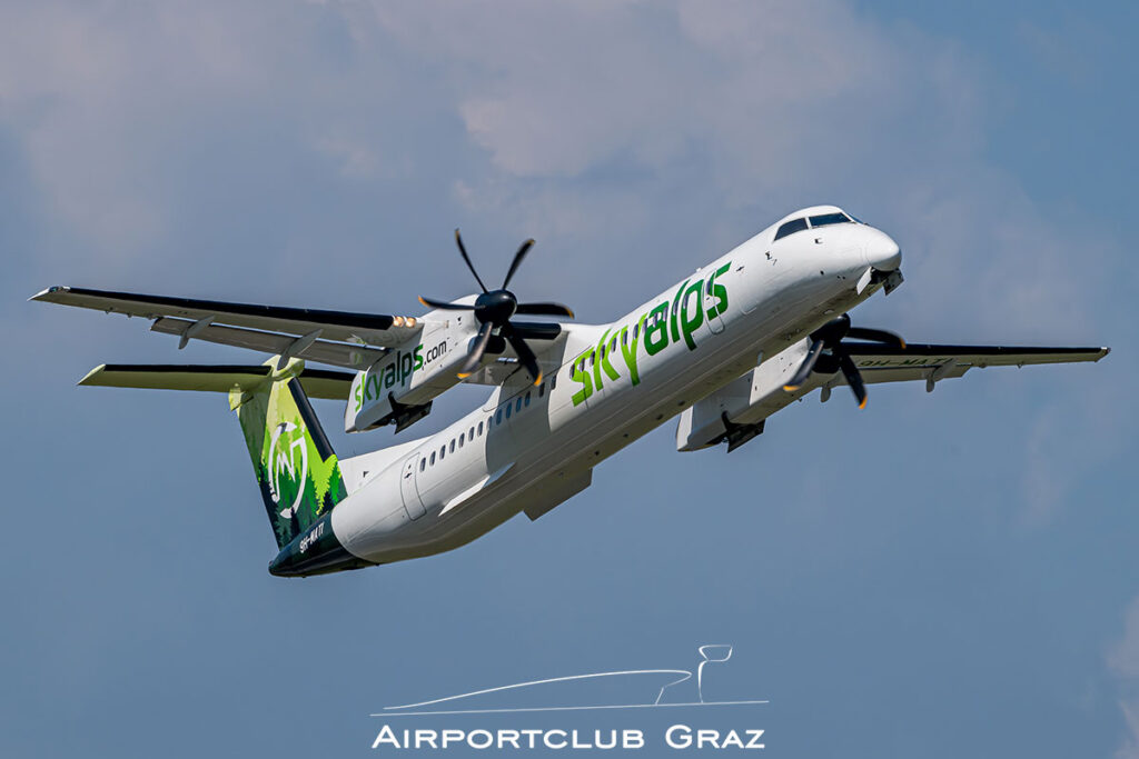 SkyAlps Dash 8-402 9H-MATI