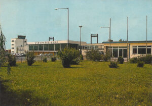 Postkarte Flughafen Graz 1970er