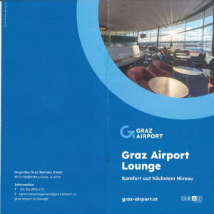 Cover Flyer Graz Airport Lounge