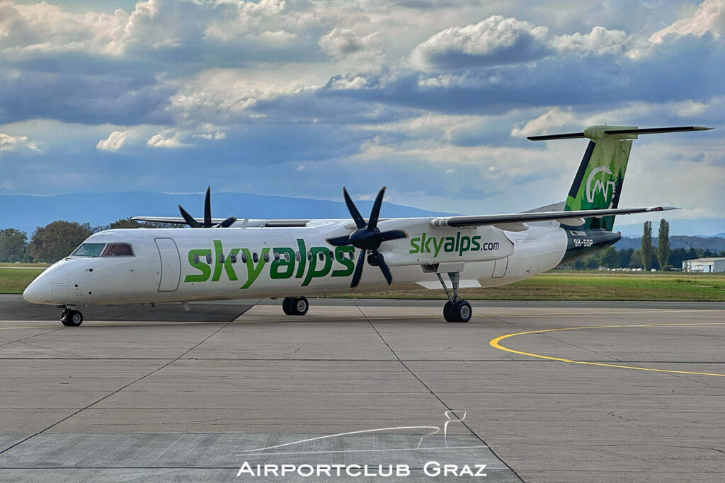 SkyAlps Dash 8-402 9H-SOP