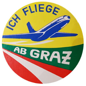 Sticker Ich fliege ab Graz