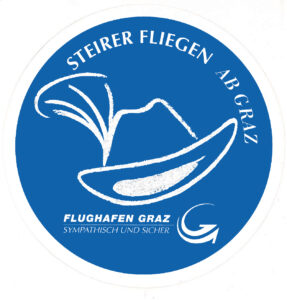 Sticker Steirer fliegen ab Graz