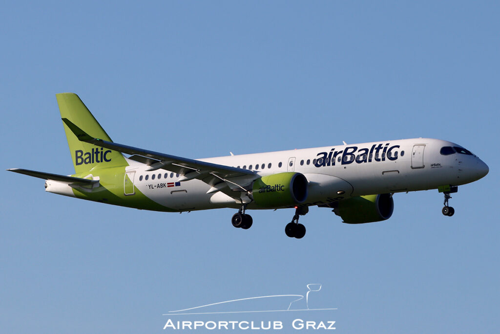 Air Baltic Airbus A220-371 YL-ABK