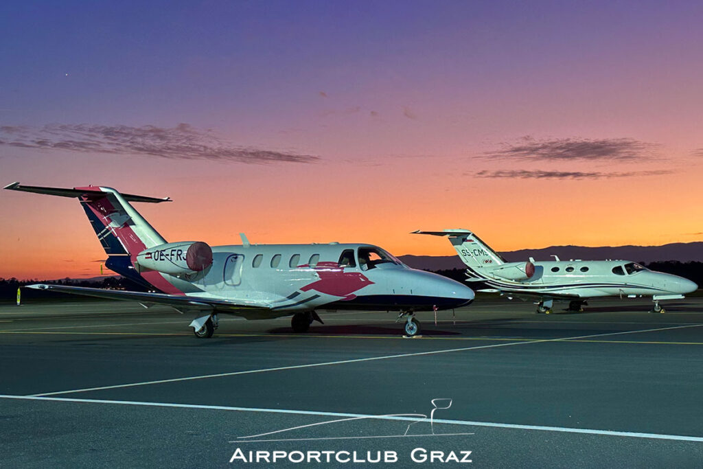 Tyrolean Jet Services Cessna 525 CitationJet 1+ OE-FRJ