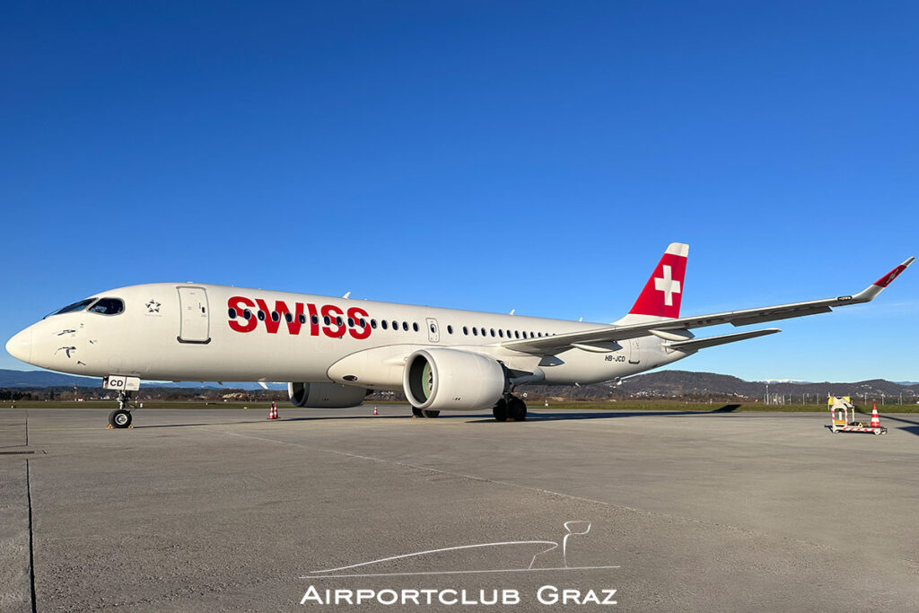 Swiss Airbus A220-371 HB-JCD