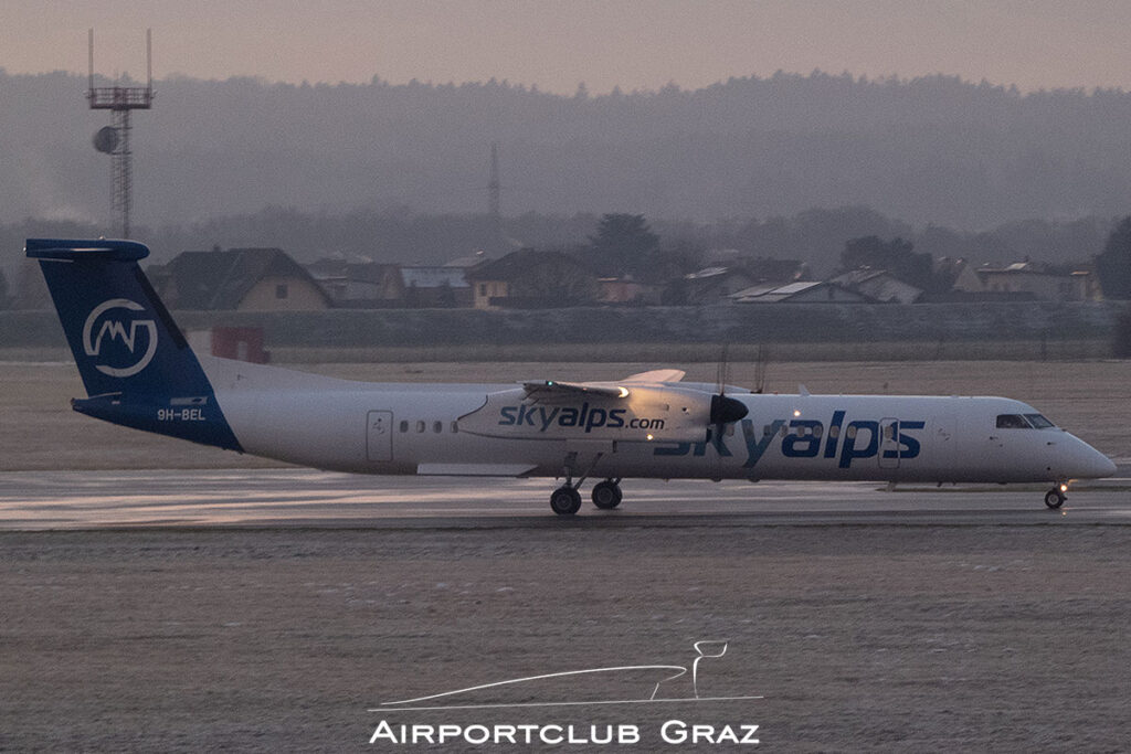 SkyAlps Dash 8-Q402 9H-BEL