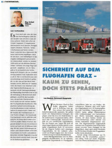 VIA AirportMagazin 2/2000 Sicherheit auf dem Flughafen Graz 1