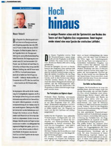 VIA AirportMagazin 2/2001 Hoch hinaus 1