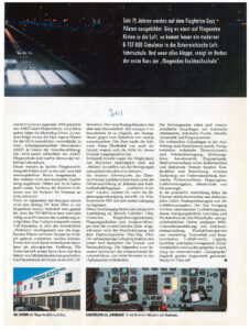 VIA AirportMagazin 3/2001 Die neue Boeing steht im Lehrsaal 2