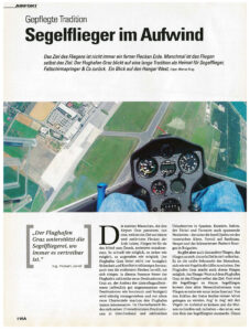 VIA AirportMagazin 4/2001 Segelflieger im Aufwind 1