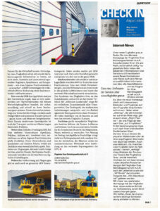 VIA AirportMagazin 5/2001 Neues Cargocenter Süd 2